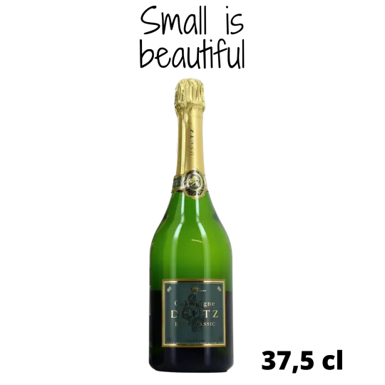 Half-bottle of Champagne Deutz Brut Classic 37.5cl, front view
