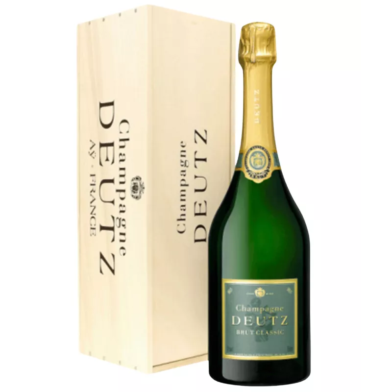 Buy Magnum of DEUTZ Champagne Brut Classic Wooden box