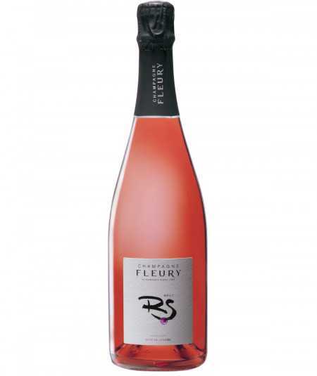 Half Bottle of Champagne FLEURY Rosé De Saignée Brut