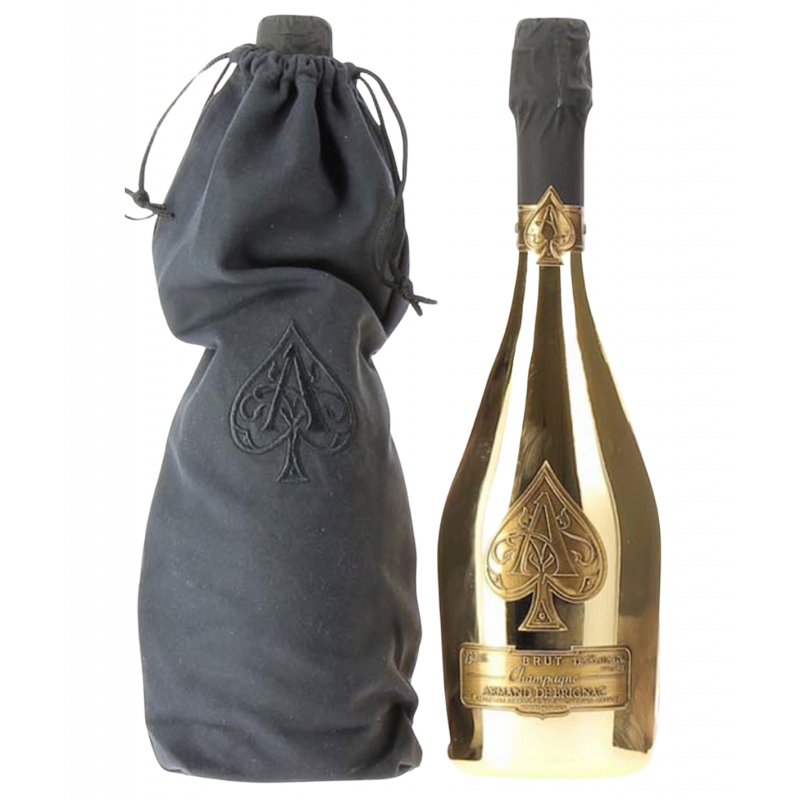 ARMAND DE BRIGNAC champagne Brut Gold with bag