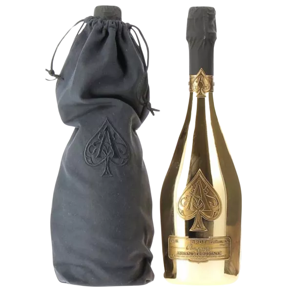 ARMAND DE BRIGNAC champagne Brut Gold with bag