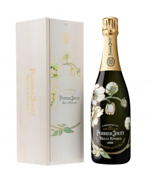 Magnum of PERRIER-JOUËT Champagne Belle Epoque Vintage 2008 with wooden box