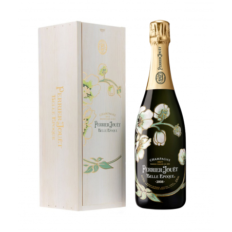 Magnum of PERRIER-JOUËT Champagne Belle Epoque Vintage 2008 with wooden box