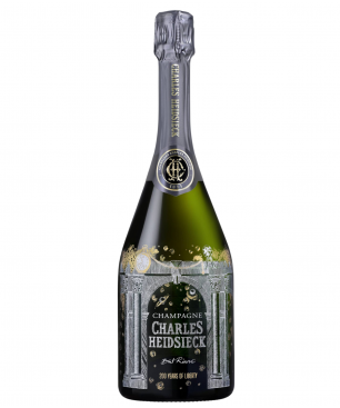 CHARLES HEIDSIECK Brut Réserve Collector 200 years Champagne Bottle"