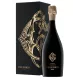 Bottle of Champagne Gosset Célébris Millésime 2008 Brut, front view, black and gold label