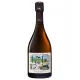 Bottle of Champagne Chavost Blanc de Meunier Brut Nature, front view