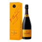 VEUVE CLICQUOT Yellow label with Case