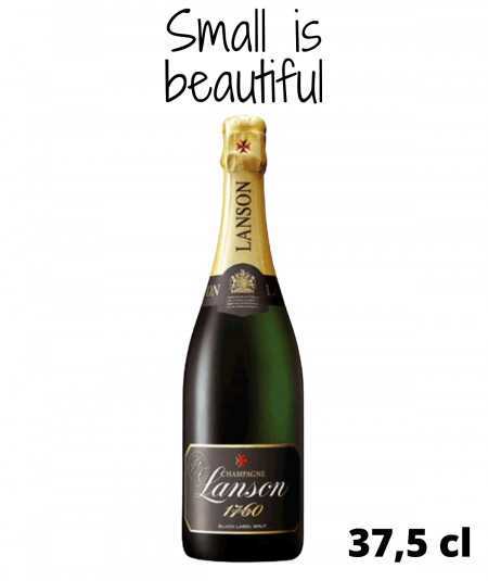 Half bottle of Champagne LANSON Black Label Brut