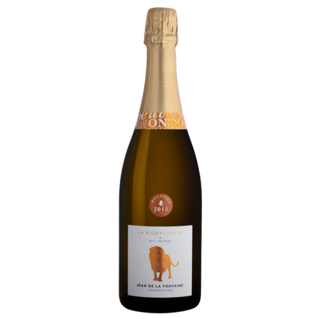 JEAN DE LA FONTAINE champagne La majestueuse Brut 2015 vintage bottle 75 Cl