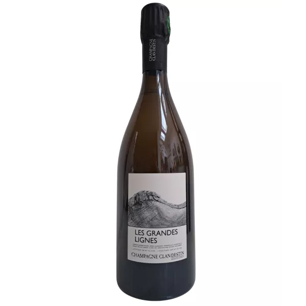 Bottle 75 Cl Clandestin champagne Les Grandes Lignes R19