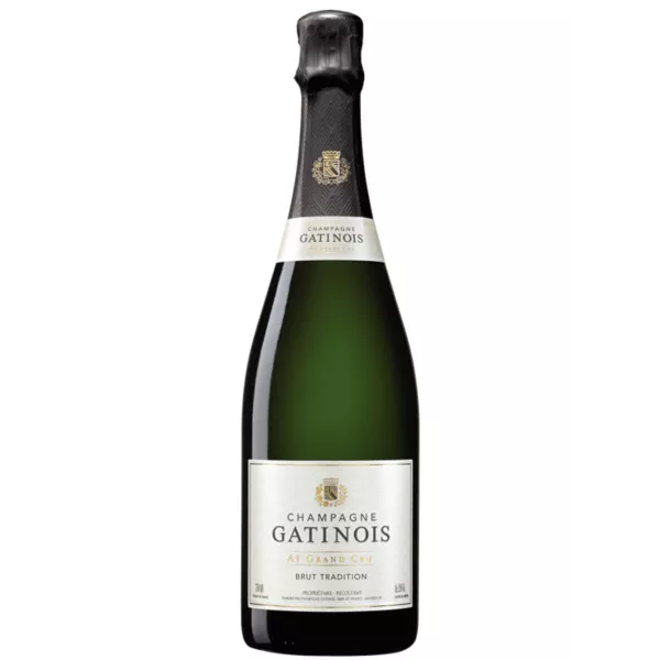 GATINOIS Brut Nature Champagne Bottle - Elegant and natural label.