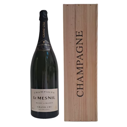 Jéroboam Champagne Le Mesnil Brut Blanc de Blancs Grand Cru 3 liters - large format bottle 100% Chardonnay