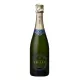 Bottle of COLLET Extra Brut Premier Cru Champagne with sparkling bubbles