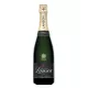 Bottle of Champagne Lanson Le Black Création Brut, black label, front view