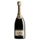 Bottle of Champagne Duval-Leroy Blanc de Blancs Grand Cru, front view