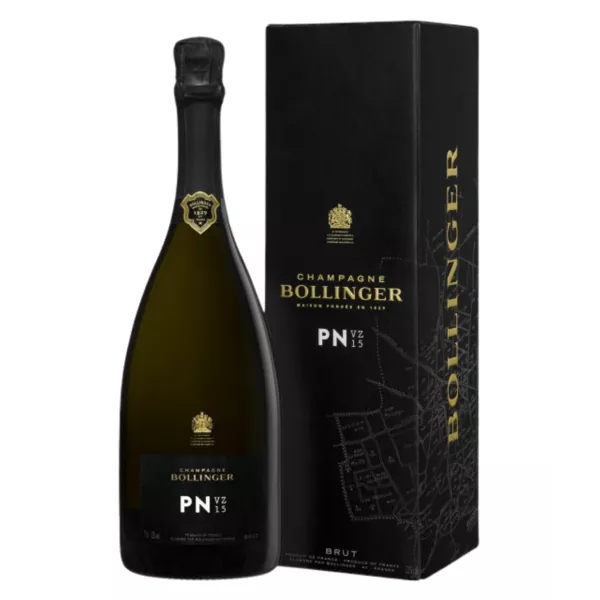 Bottle of Champagne Bollinger PN VZ 19, 75cl, front view