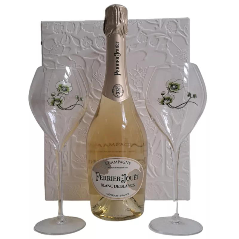 Gift set Perrier-Jouët Blanc de Blancs - 2 flutes