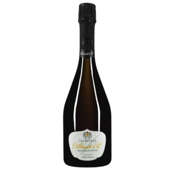 Bottle of Champagne Vilmart Grand Cellier d'Or 2018, front view, label visible