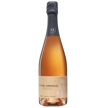 Bottle of Champagne Michel Arnould Genèse Extra Rosé - Pinot Noir Grand Cru Verzenay