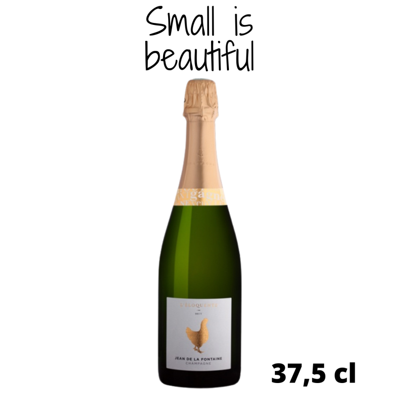 Half Bottle of Jean de la Fontaine L’éloquente Brut champagne Half Bottle of Jean de la Fontaine L’éloquente Brut champagne