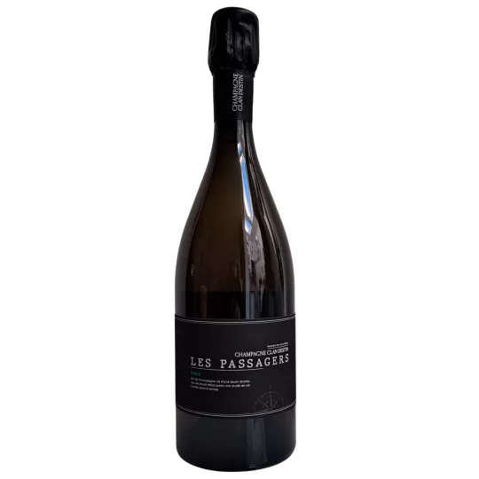 Bottle of Champagne Clandestin cuvée Fiole 2022 disgorged september 2024