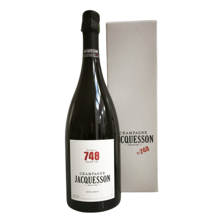 Magnum Champagne Jacquesson Cuvée 748 Extra Brut 150cl - bottle and label