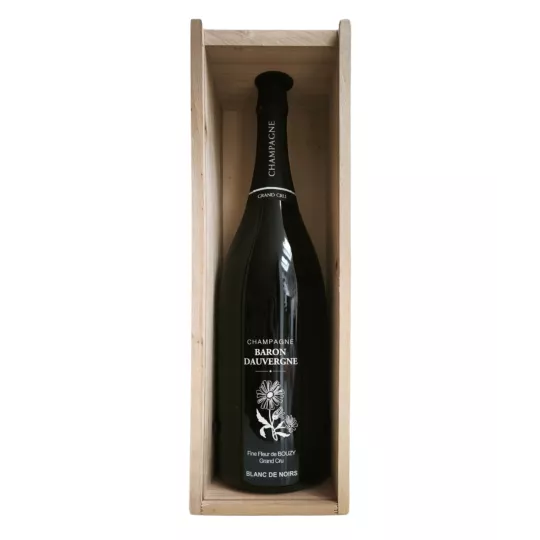 Jeroboam with wooden case of Champagne Baron Dauvergne Fine Fleur 3L celebration bottle