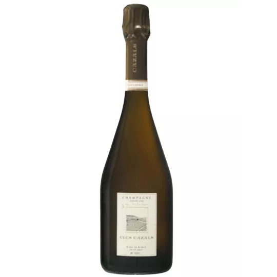 Bottle of Champagne Cazals Clos Cazals 2015 Grand Cru Blanc de Blancs