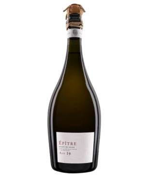 Bottle of Champagne Epître Act 19 vintage 2019, Blanc de Noirs Extra-Brut, Premier Cru de la Montagne de Reims - Domaine Crucifi