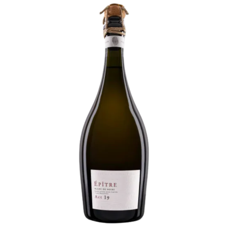 Bottle of Champagne Epître Act 19 vintage 2019, Blanc de Noirs Extra-Brut, Premier Cru de la Montagne de Reims - Domaine Crucifi