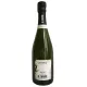 Bottle of Champagne R. Faivre La Mignonnerie extra brut on light background