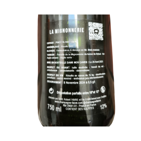 Champagne R. Faivre la Mignonnerie