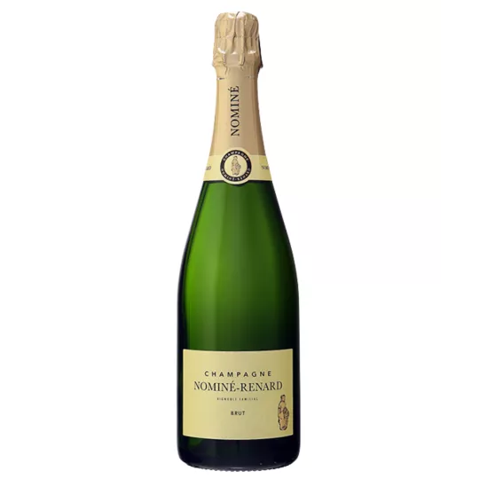 Bottle of Champagne Nominé-Renard Brut - Harvesting-Handling in Champagne, blend of Chardonnay, Pinot Noir, Pinot Meunier