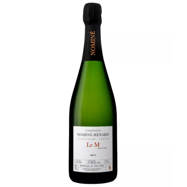 Bottle of Champagne Nominé Renard Le M Meunier - cuvée 100% Pinot Meunier limited edition