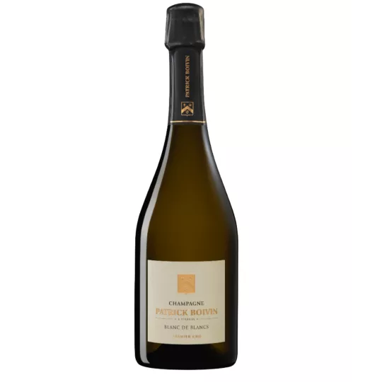 Bottle of Champagne Patrick Boivin Blanc de Blancs Premier Cru, front view