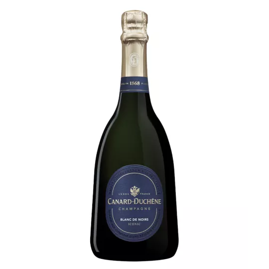 Bottle of Champagne Canard-Duchêne Blanc de Noirs Iconic - Cuvée 100% Pinot Noir de la Montagne de Reims