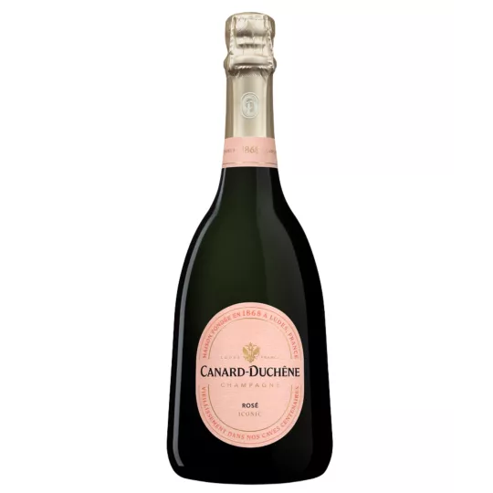 Champagne Canard-Duchêne Rosé Iconic - bottle of premium rosé de saignée