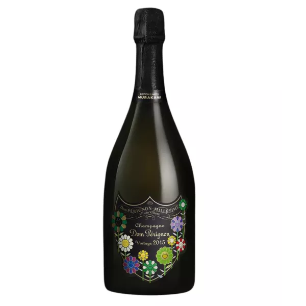Dom Pérignon Murakami 2015 gift set with floral design inspired by Japanese art