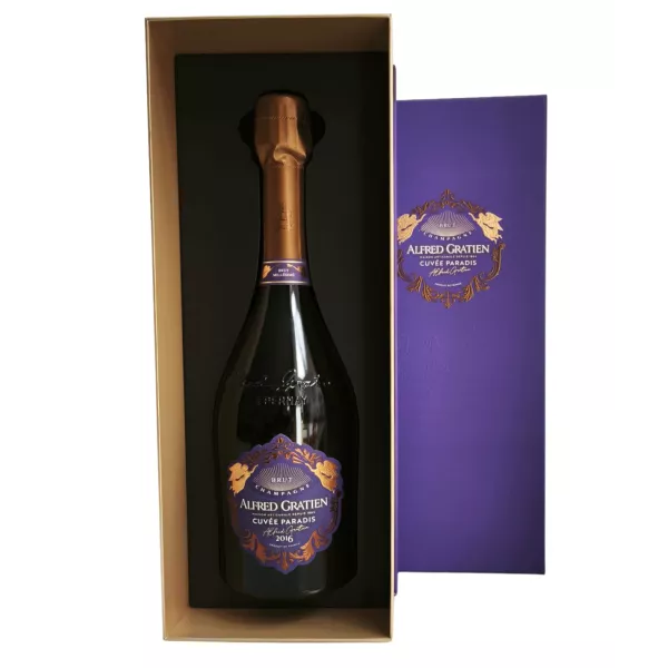Label for Champagne Alfred Gratien Cuvée Paradis 2016 Brut, a prestige vintage