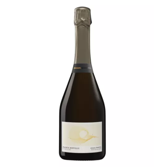 Magnum 1.5 L Champagne Franck Bonville Unisson Grand Cru Blanc de Blancs (Avize), bottle on white background