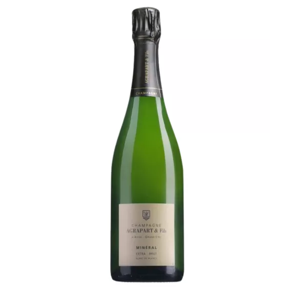 Bottle of Champagne Pascal Agrapart Minéral 2019 Extra Brut Grand Cru Blanc de Blancs