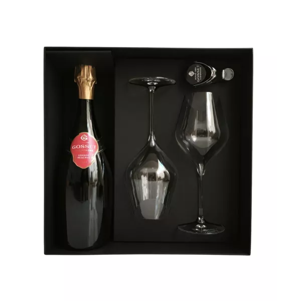 Champagne Gosset Grande Réserve Brut - Set of 2 flutes