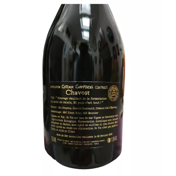 Coteaux Champenois Red Organic Pinot Noir | Champagne Red Wine