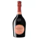 Bottle of Laurent-Perrier Cuvée Rosé champagne, 100% Pinot Noir rosé with fresh red berry aromas and an elegant style.