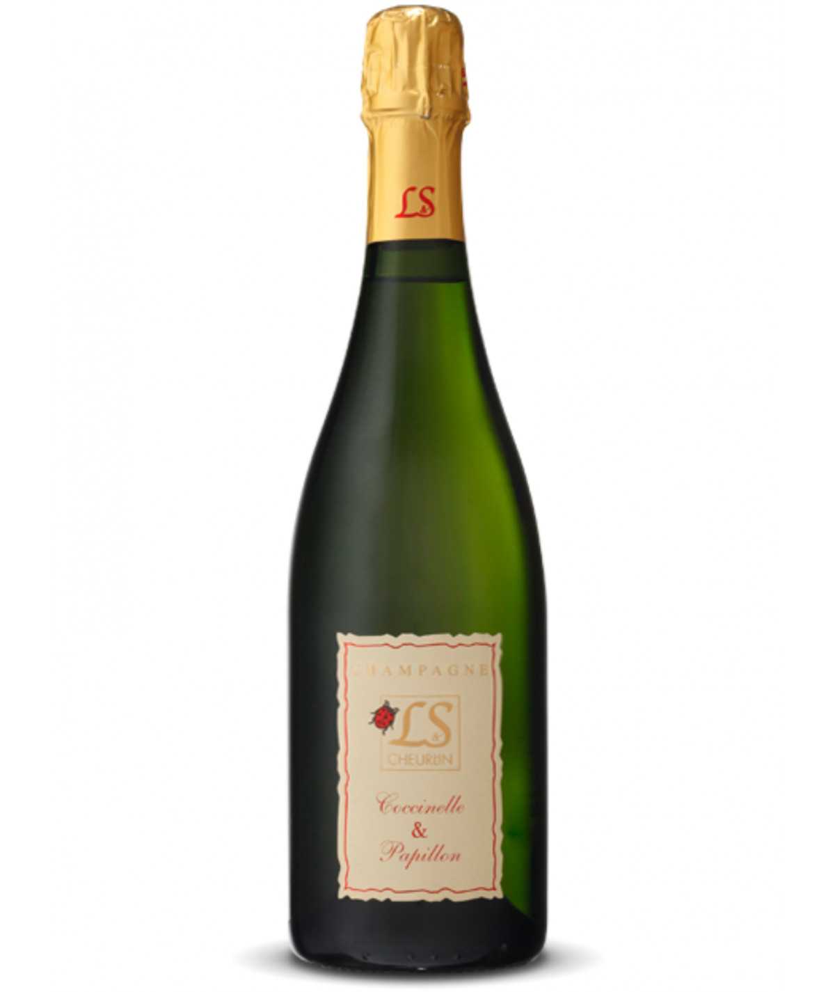 Organic Champagne LUCIE CHEURLIN Brut Coccinelle & Papillon