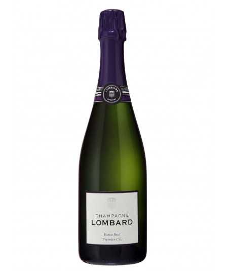 Bottle of LOMBARD Cuvée Signature Extra Brut Premier Cru Champagne
