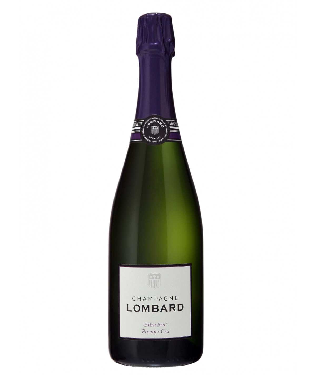 Bottle of LOMBARD Cuvée Signature Extra Brut Premier Cru Champagne