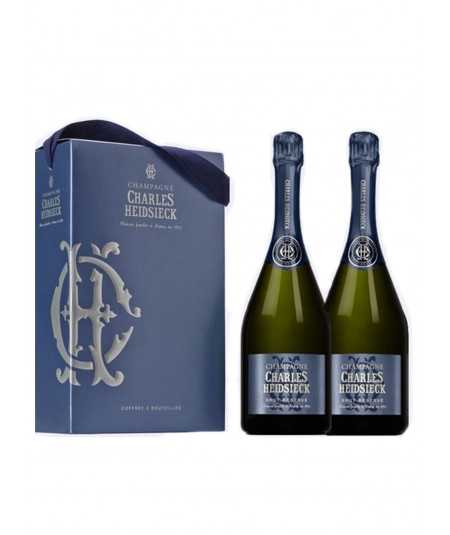Order online Champagne Gift Set CHARLES HEIDSIECK 2 Bottles Brut Reserve
