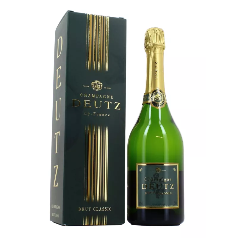 Champagne DEUTZ Brut Classic with Case Elegance in Every Sip