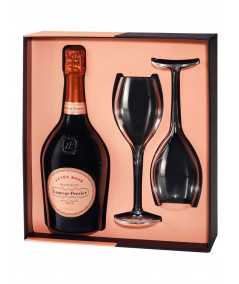 Champagne Gift Set LAURENT-PERRIER pink with 2 flutes
